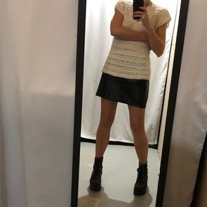 Crotchet knit top